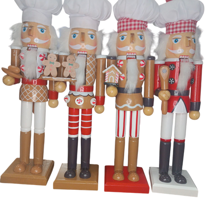 Cascanueces Navideños Temática de Galleta de Jengibre