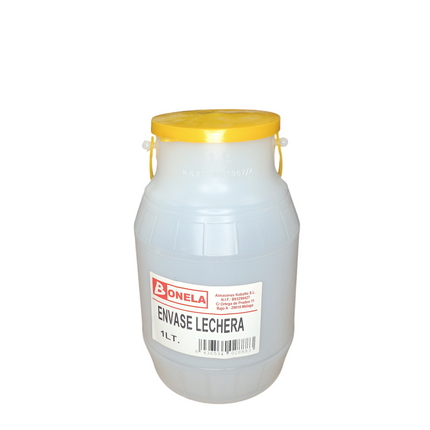 Envase Lechera Bonela de 1 Litro con Tapa Hermética