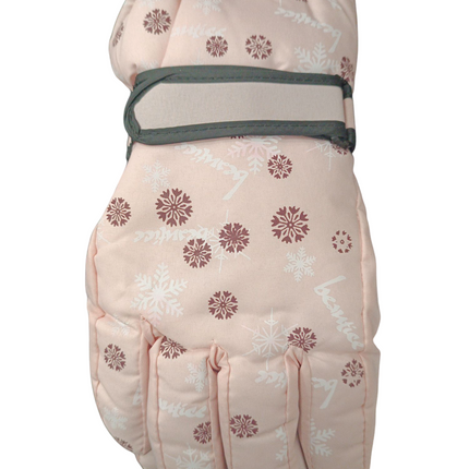 Guantes de Nieve Infantiles - Diseño Copos de Nieve