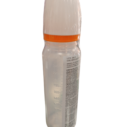 Biberón Infantil con Medidor y Tetina de Silicona - 240 ml