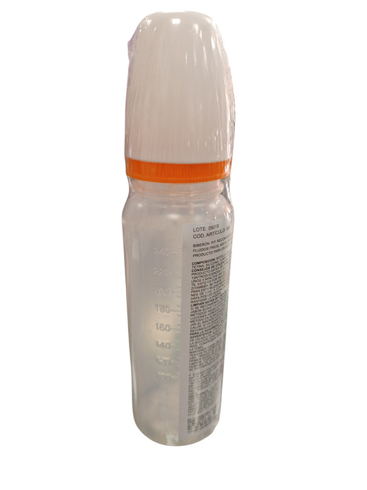 Biberon Enfant avec Compteur et Tétine en Silicone - 240 ml