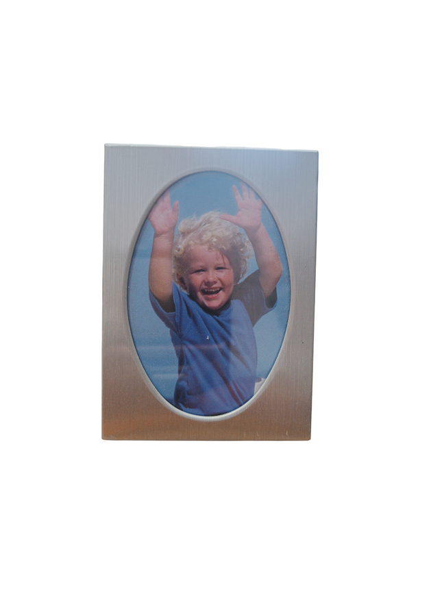 Marco para Fotos Tipo Retrato Plateado