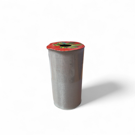 Cinta Plateada de Tela Decorativa Gerimport - 11cm x 3.6m