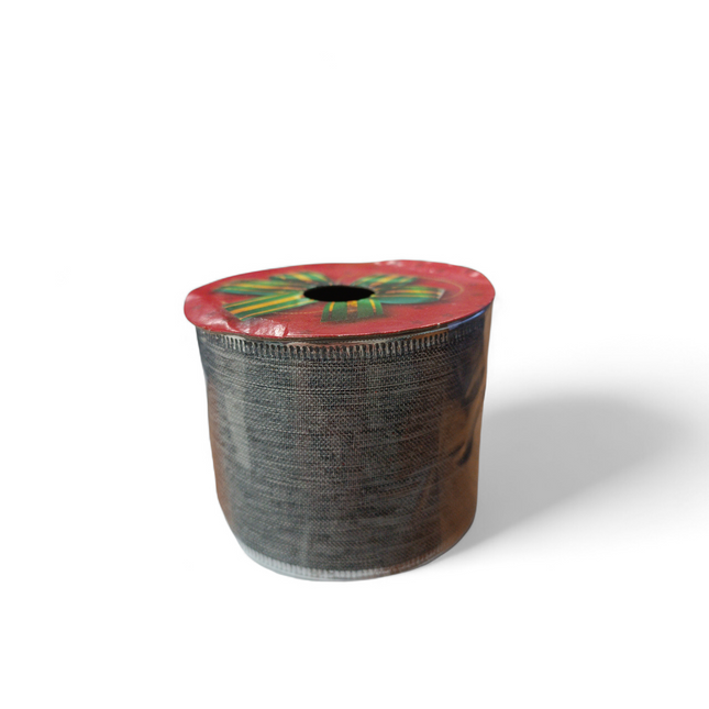 Cinta Jaspeada Decorativa Gris Gerimport - 6.3cm x 2.7m