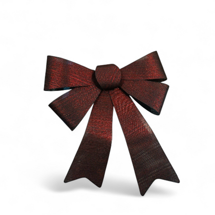 Lazo Decorativo Jaspeado Rojo Oscuro Gerimport - 29x44cm