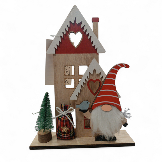 Casa de Navidad Decorativa Gerimport - 24.8x18cm