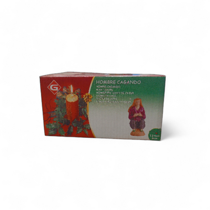 Figura de Belén de Hombre Cagando Gerimport - 1ud (8cm)