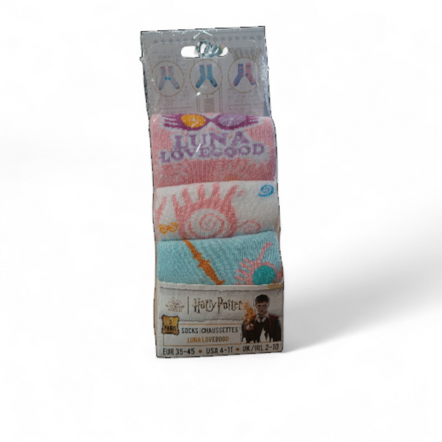 Calcetines de Harry Potter " Luna Lovegood" Cinereplicas - 3 Pares