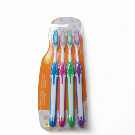 Pack 4 Cepillos de Dientes - Dureza Media