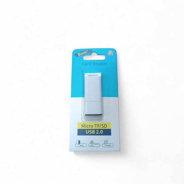 Lector de Tarjetas con USB para Micro TF y Micro SD Beisk