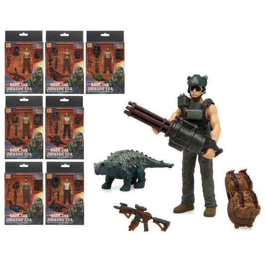 Set de Figuras "Back to the Jurassic Era" con Accesorios