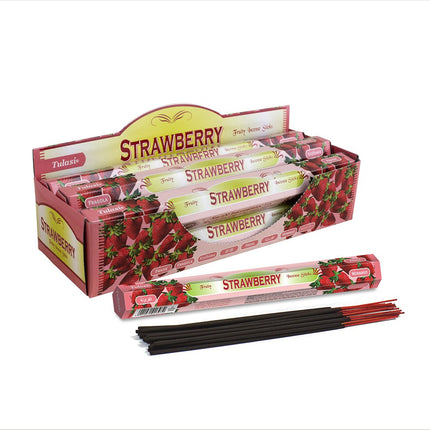 Incienso de Fresa Tulasi - (20 varillas)