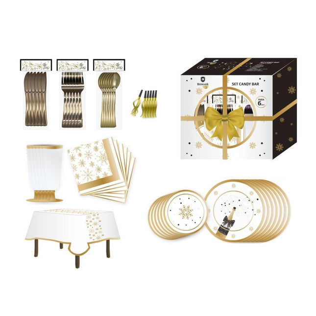 Set Candy Bar para Nochevieja Bismark - Para 6 Personas