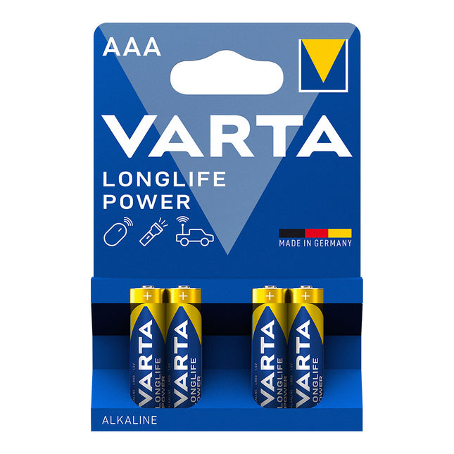 Pilas Varta Alkalina AAA Longlife Power - 4uds