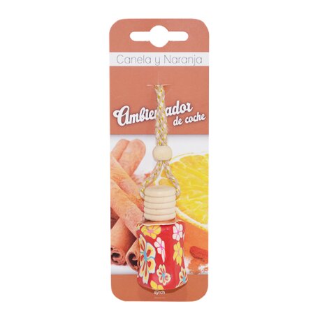 Ambientador Colgante Para Coche Canela Y Naranja 10 ML Syrch Laboratorios