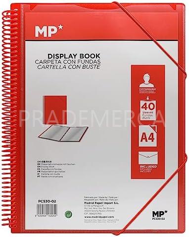 Carpeta de Fundas de Plástico A4 MP - 40 Hojas