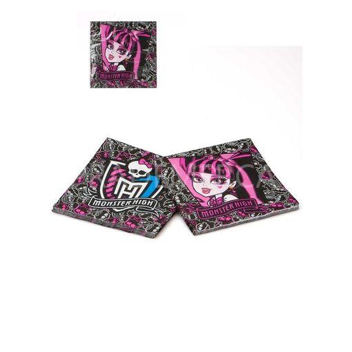 Servilletas Monster High 15 UNDS Atosa