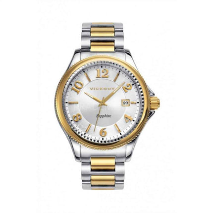 Reloj de Aguja Plateado y Dorado para Hombre - Orlando