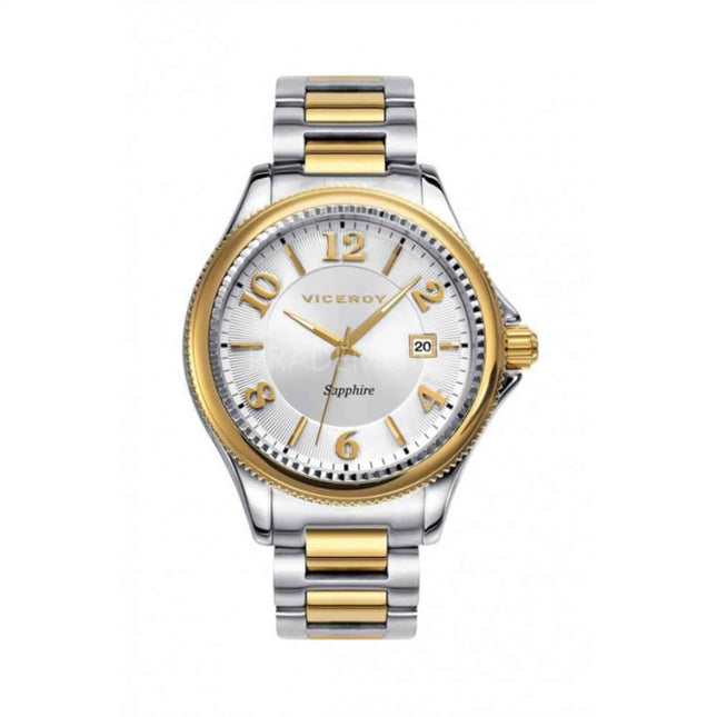 Reloj de Aguja Plateado y Dorado para Hombre - Orlando