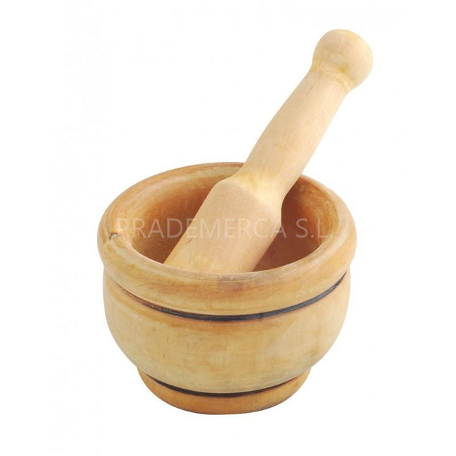 Mortero de Madera con mano ArteMa - 12cm
