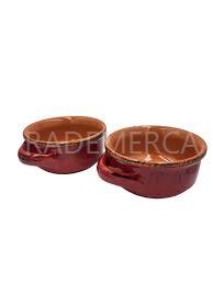 Set Tazones de Barro + Plato Inde - 4uds