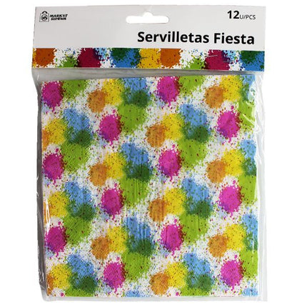 Servilletas de Cumpleaños Market Suprem - 12uds