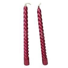 Set De 3 Velas Espiral Glitter Rojo Gerimport