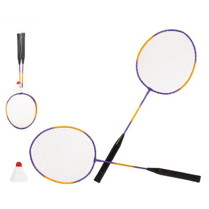 Set de Badminton Atosa - 3uds (2 Raquetas + 1 Volante)