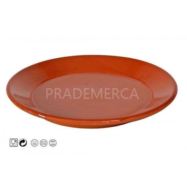Plato LLano de Barro Gerimport - 20cm