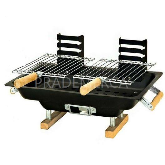 Parrilla Cromada Doble Con Altura Ajustable - Leiva