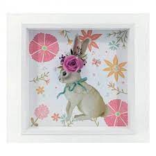 Cuadro Decorativo Con Conejo - Atosa