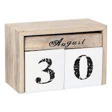 Calendario De Madera Atosa