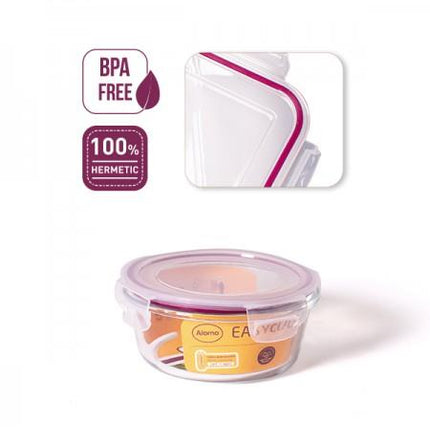 Fiambrera Hermética Redonda Alorno - 0.4L (135x63mm)
