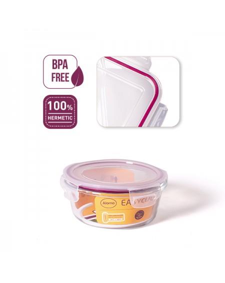 Fiambrera Hermética Redonda Alorno - 0.4L (135x63mm)