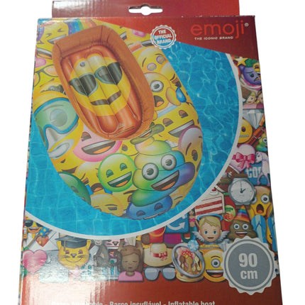 Barca Hinchable con Emojis Saica - 90cm