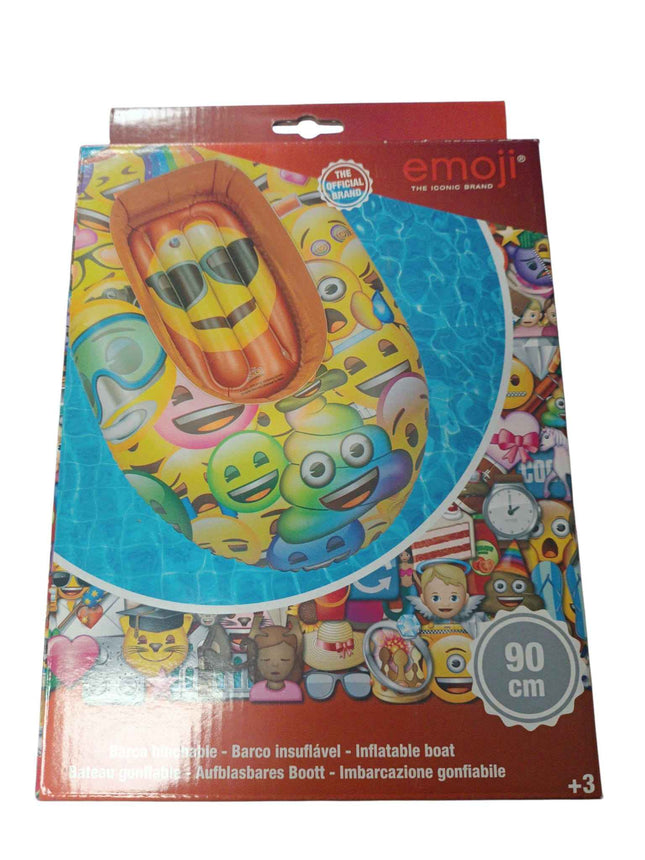 Barca Hinchable con Emojis Saica - 90cm