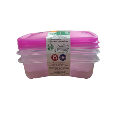 Pack de Recipientes Herméticos TaperFresh (0,50 L) – Set de Recipientes Reutilizables