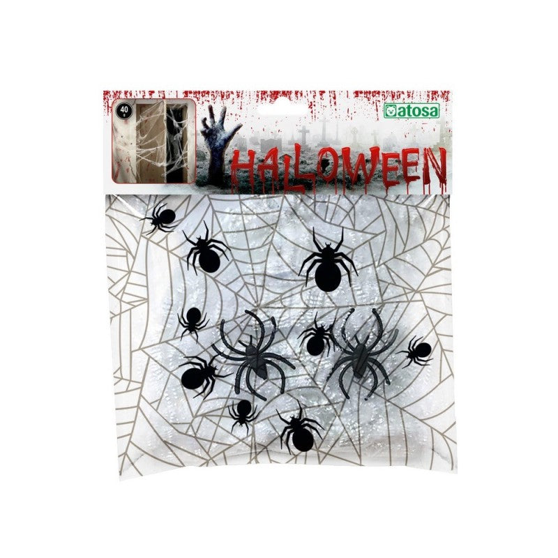 Tela de Araña Decorativa Halloween - Telas de Araña disponible en Bubaa