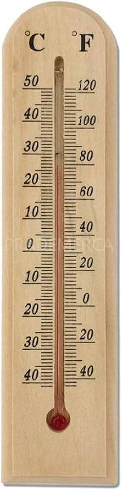 Termómetro Madera 20X5 Cm - Gerimport