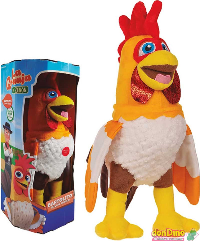 Peluche Interactivo Gallo Bartolito Bandai