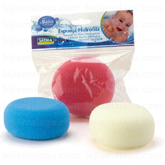 Esponja Hidrófila Infantil Sayma - Suave y Delicada para el Baño del Bebé