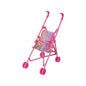 Carrito de Muñecas Plegable en Color Rosa - Ligero y Práctico