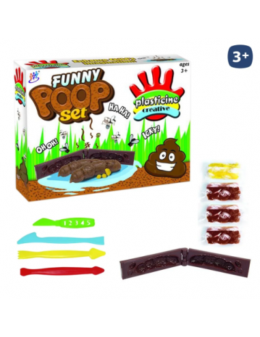 Set de Plastilina Creativa "Funny Poop Set" - Diversión y Risas Aseguradas