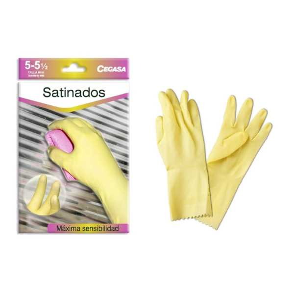 Guantes de Goma Satinados Cegasa – Máxima Sensibilidad y Protección
