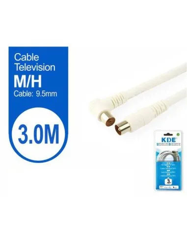 Cable de Televisión M/H 3 Metros – KDE 9.5mm