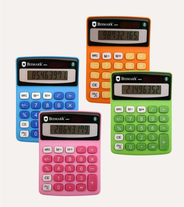 Calculadora Escolar Bismark de 8 Dígitos