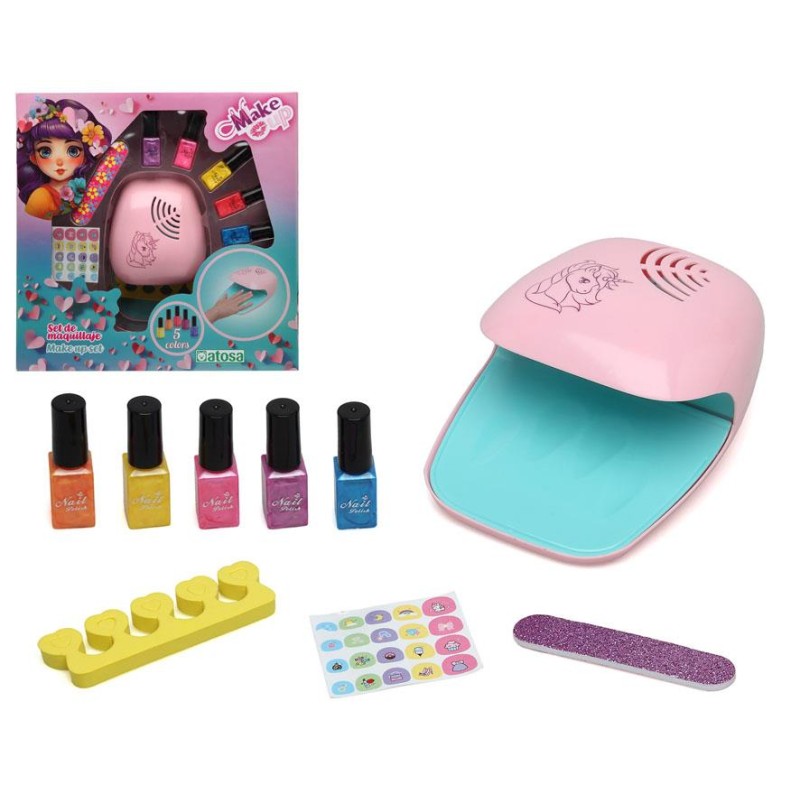 Conjunto de maquiagem para unhas com secador – tudo que você precisa para designs criativos