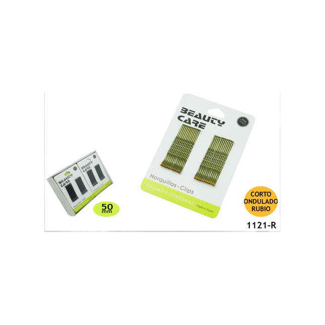Horquillas Rizadas para el Pelo - Pack de 24 Unidades, 50 mm