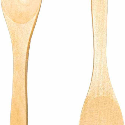 Cucharas de Madera Natural - Set de 2 Piezas - Bubaa