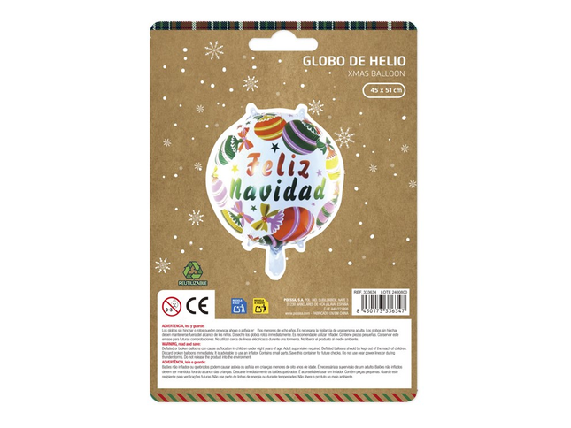 Globo Decorativo de Navidad Bismark – Modelos Surtidos